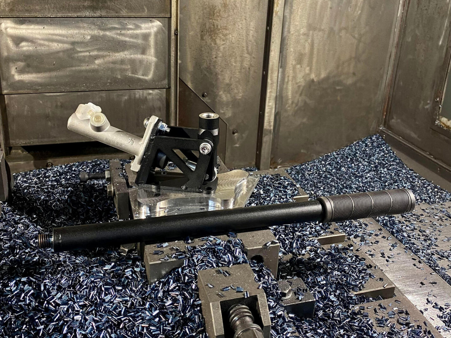 Vertical Hydraulic Handbrake with Inverted Pump