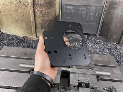 Mounting plate for vertical hydraulic handbrake - E46