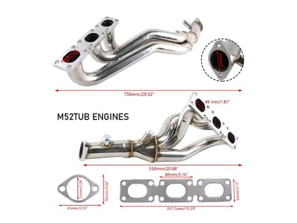 Exhaust headers for BMW E46