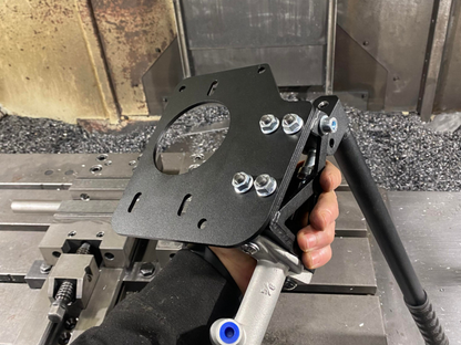 Mounting plate for vertical hydraulic handbrake - E46