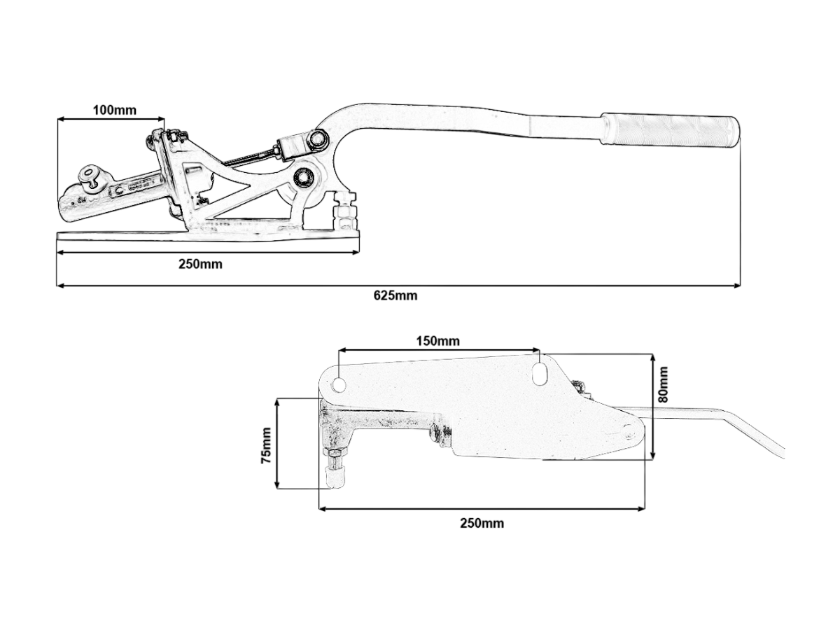 Horizontal Hydraulic Handbrake